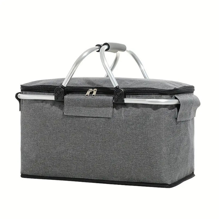 CARRYVA – Opvouwbare picknickmand met ruime inhoud van 18 liter en een praktische opvouwfunctie 7