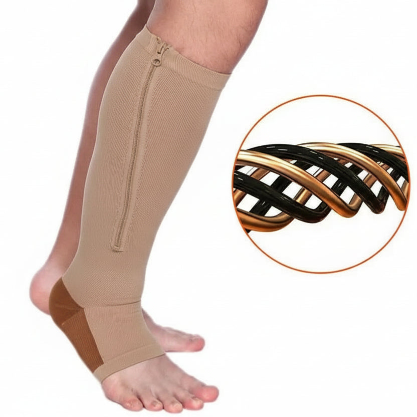CIRCULARELIEF – Compressiekousen met ritssluiting voor ondersteuning en verlichting 6