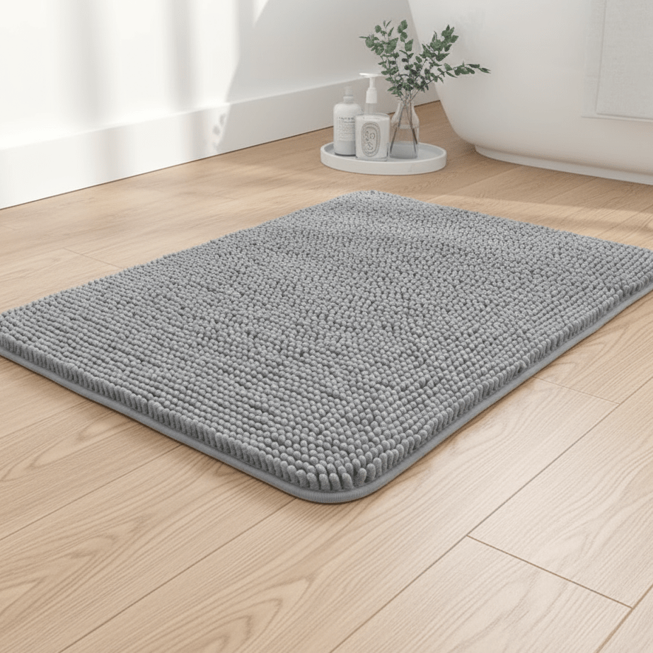 COZYBATH – Soft, non-slip chenille bath mat for daily use in the bathroom Vestragear