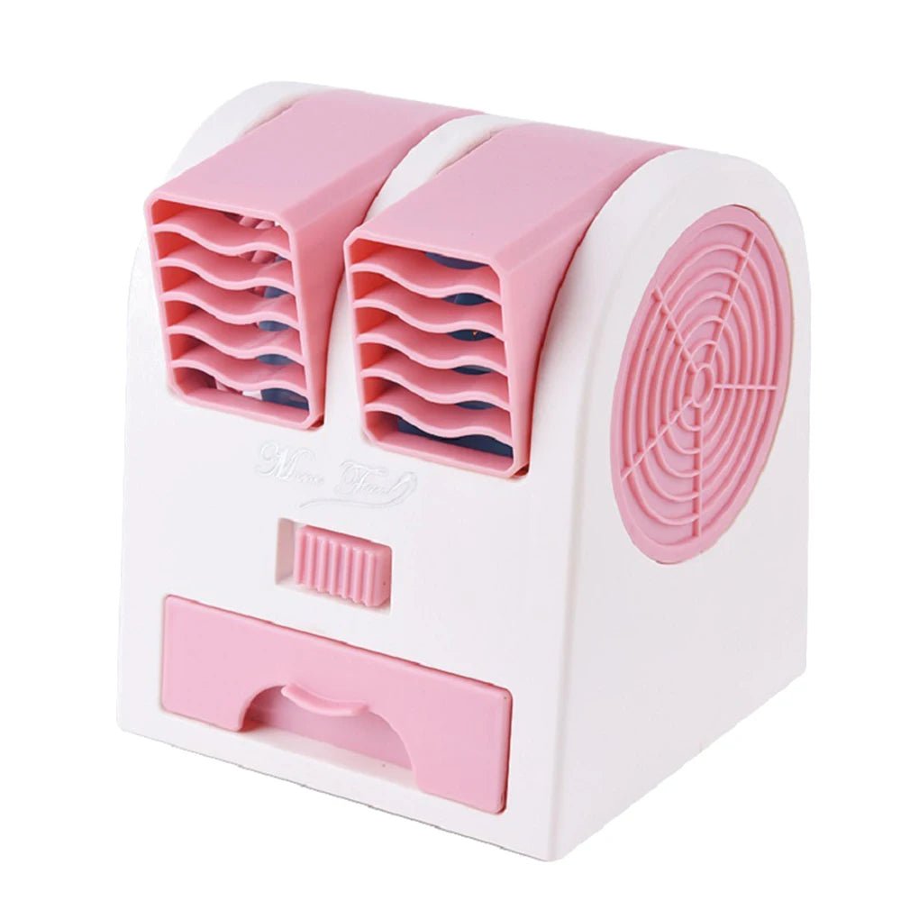 COOLBREEZE – Mini-airconditioner met USB-aansluiting, stille werking en dubbele luchtuitlaat. 8
