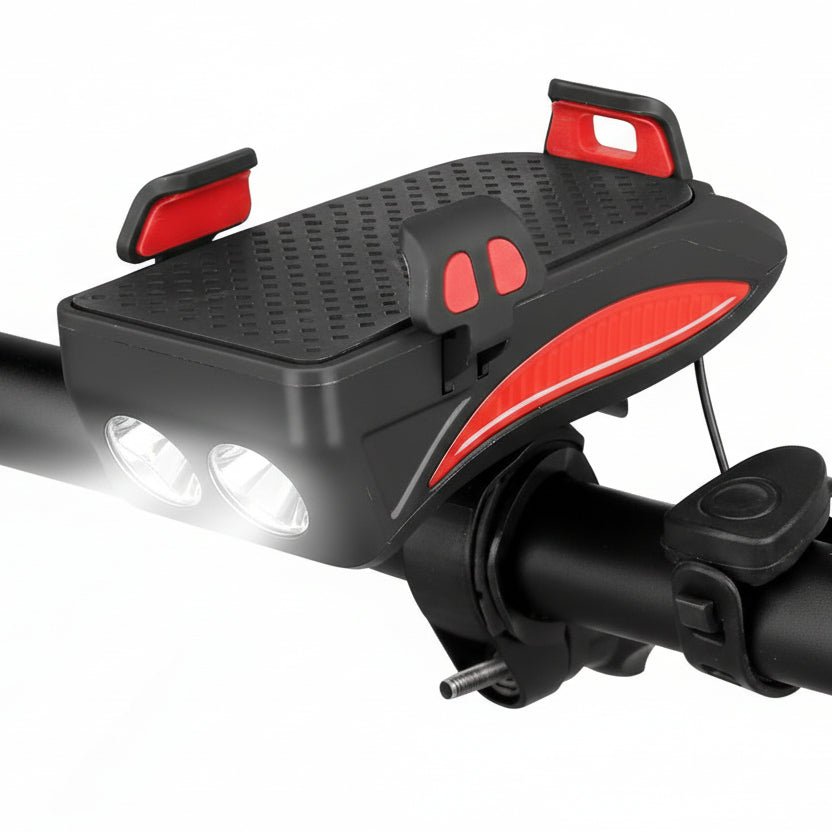 CYCLOLIGHT – Fietskoplamp met powerbank en telefoonhouder 0