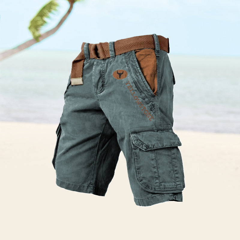 Cargoshorts Heren van Katoen met 6 Zakken en Comfortabele Pasvorm voor Buitenactiviteiten 2
