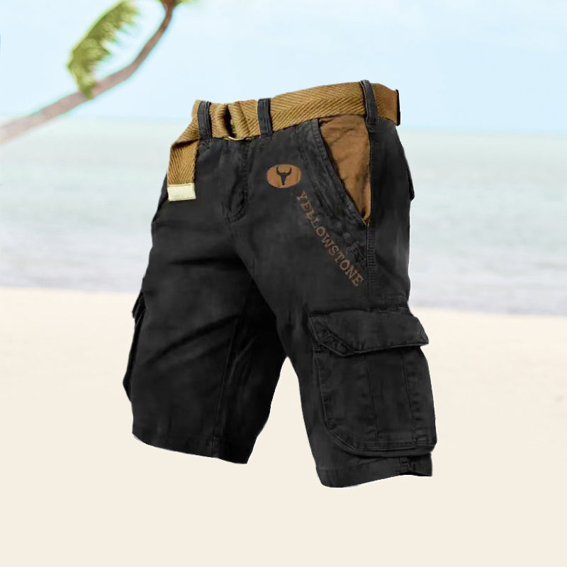 Cargoshorts Heren van Katoen met 6 Zakken en Comfortabele Pasvorm voor Buitenactiviteiten 5