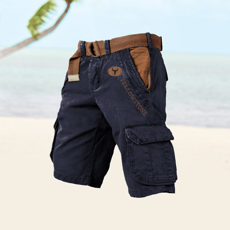 Cargoshorts Heren van Katoen met 6 Zakken en Comfortabele Pasvorm voor Buitenactiviteiten 6