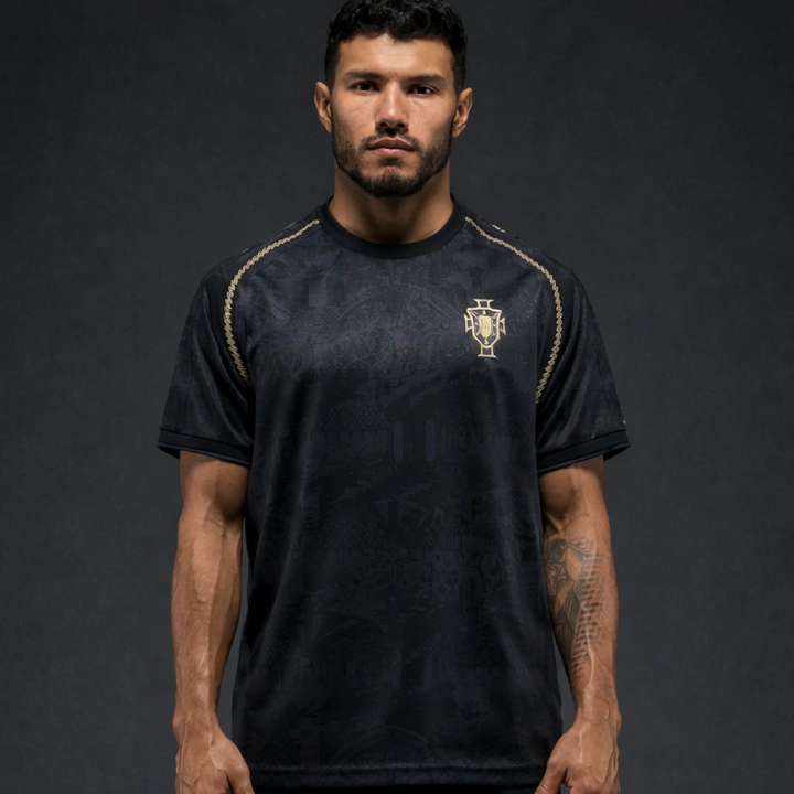 Voetbalshirt Portugal – Sportieve Print met Ademend Materiaal VestraGear