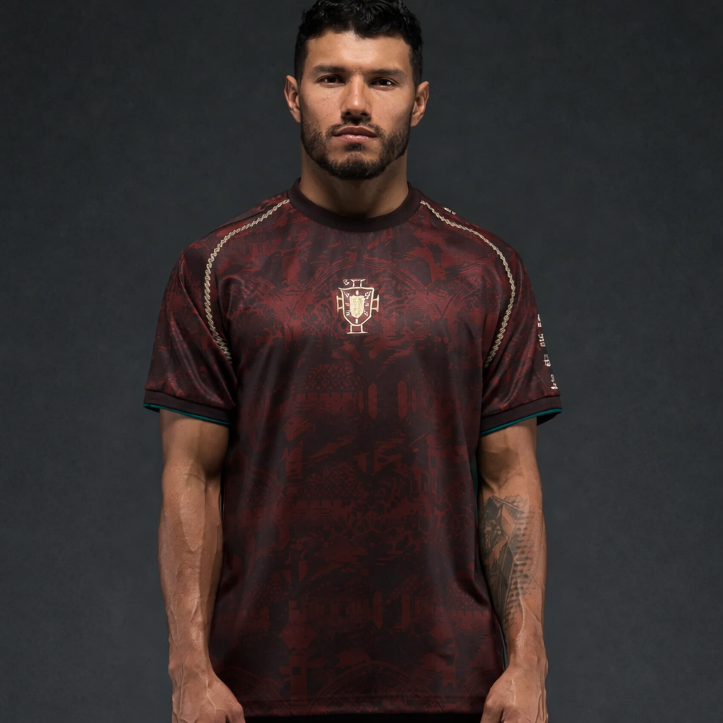 Voetbalshirt Portugal – Sportieve Print met Ademend Materiaal VestraGear