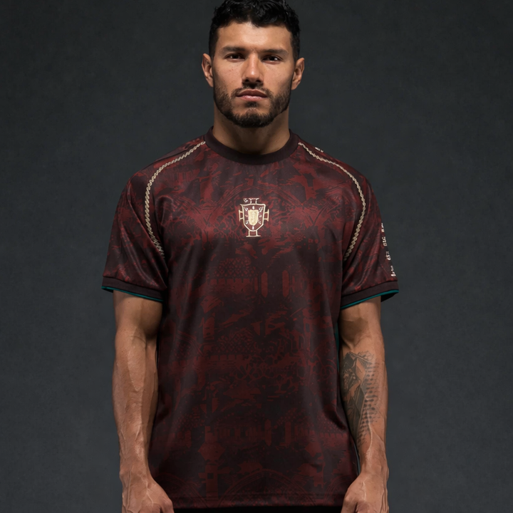 Voetbalshirt Portugal – Sportieve Print met Ademend Materiaal VestraGear