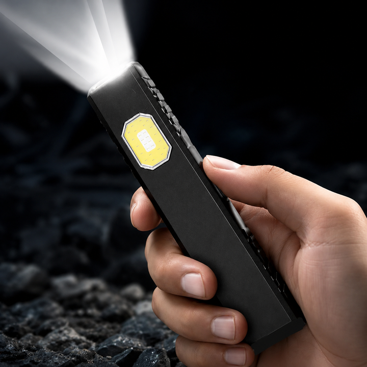 LED-werklamp – draagbaar met clip en vijf lichtstanden voor buiten VestraGear