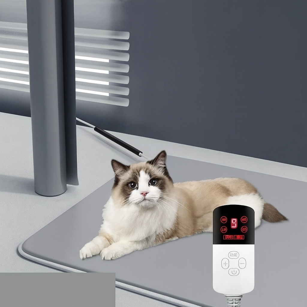 Elektrische Verwarmingspad voor Huisdieren – Waterdichte Warmtemat voor Katten en Honden