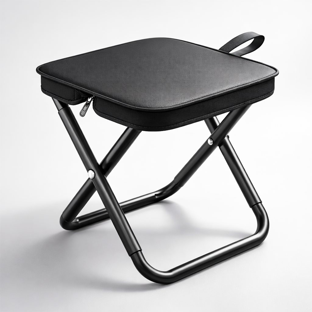Silla de camping plegable – Estructura ligera y diseño portátil