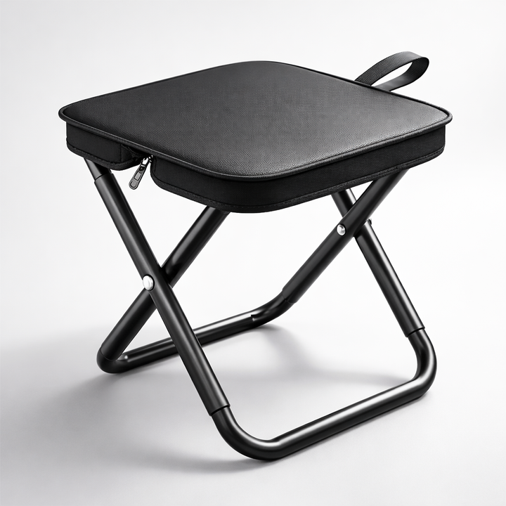 Silla de camping plegable – Estructura ligera y diseño portátil