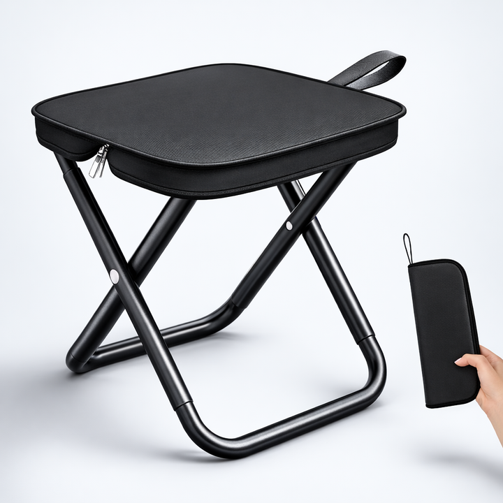 Silla de camping plegable – Estructura ligera y diseño portátil