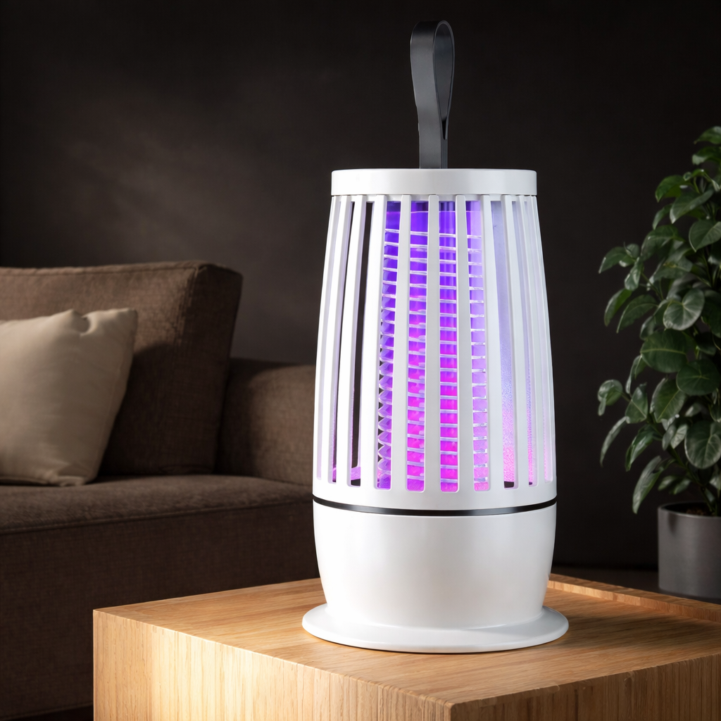 Lampada anti zanzare – Ricaricabile USB, rete elettrica e design compatto