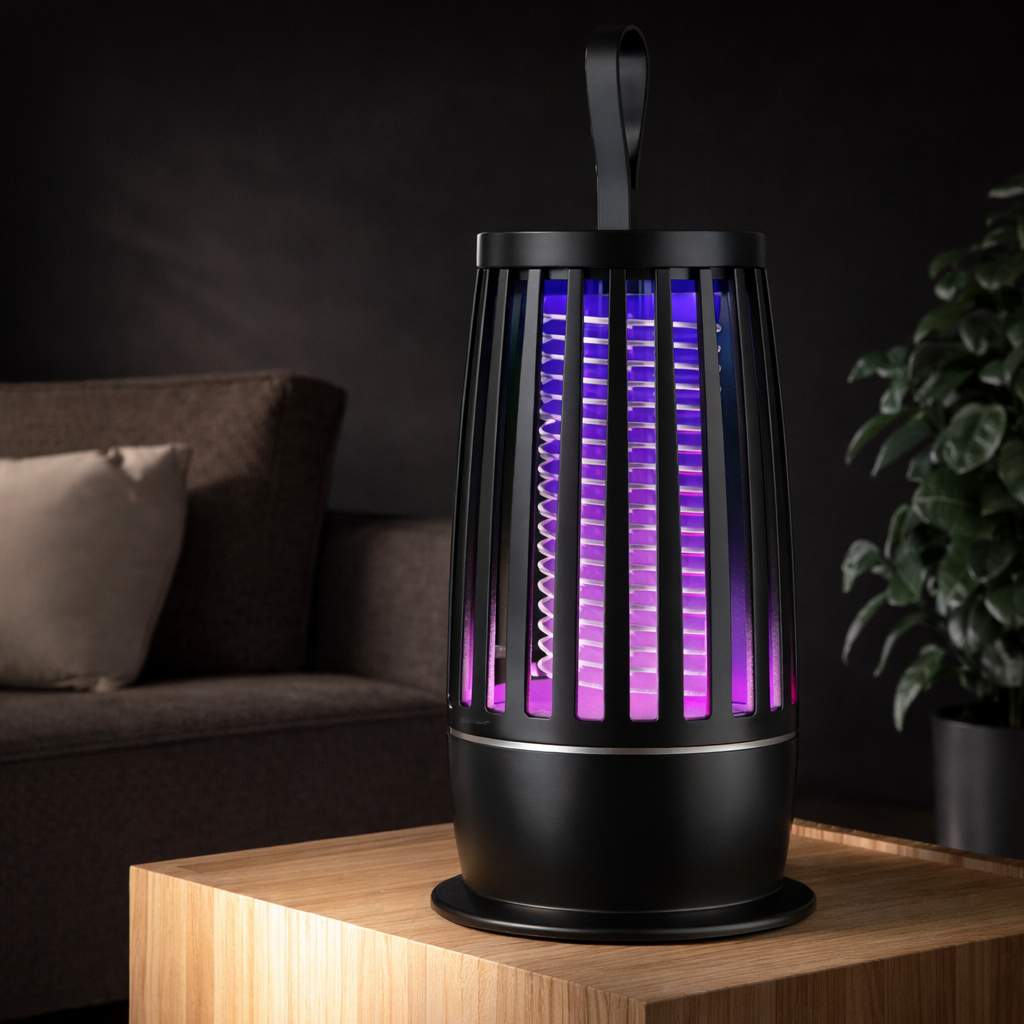 Lampada anti zanzare – Ricaricabile USB, rete elettrica e design compatto