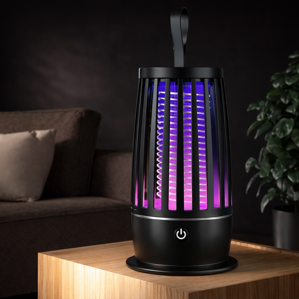 Lampada anti zanzare – Ricaricabile USB, rete elettrica e design compatto