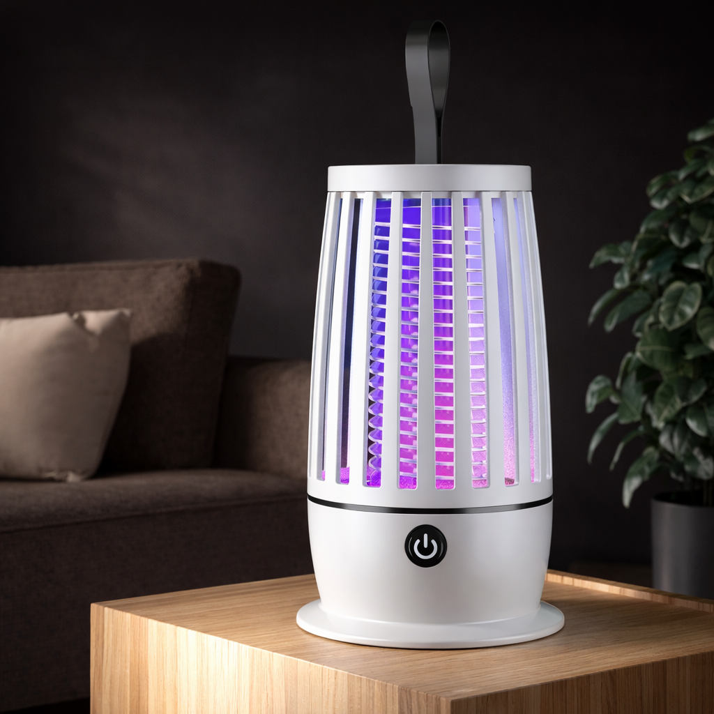 Lampada anti zanzare – Ricaricabile USB, rete elettrica e design compatto