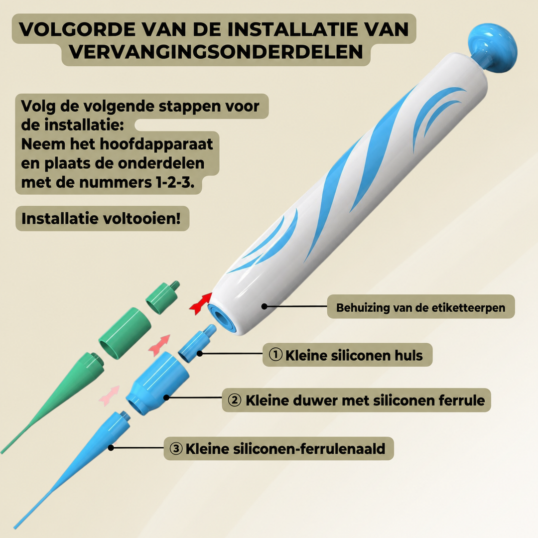 Huidverzorgingspen – Nauwkeurige Applicatie &amp; Compact Ontwerp voor Thuisgebruik Vestragear