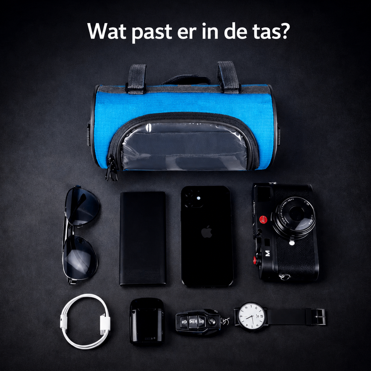 Fietstas voor Stuur – Waterafstotend Design met Touchscreen Vak Vestragear