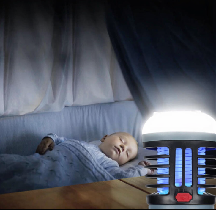 Muggenlamp Oplaadbaar – Compacte UV Insectenlamp met Elektrisch Rooster Vestragear
