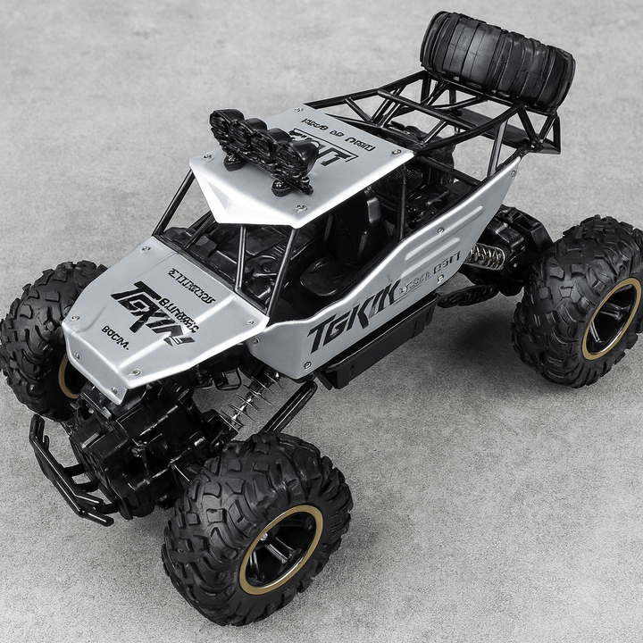 Camión monstruo RC 4x4 – Potente tracción, carrocería resistente y agarre todoterreno
