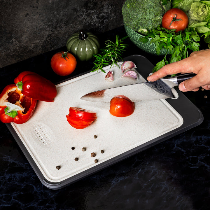 CleanSlice – RVS Snijplank Hygiënisch & Plasticvrij – Duurzaam Keukengerei