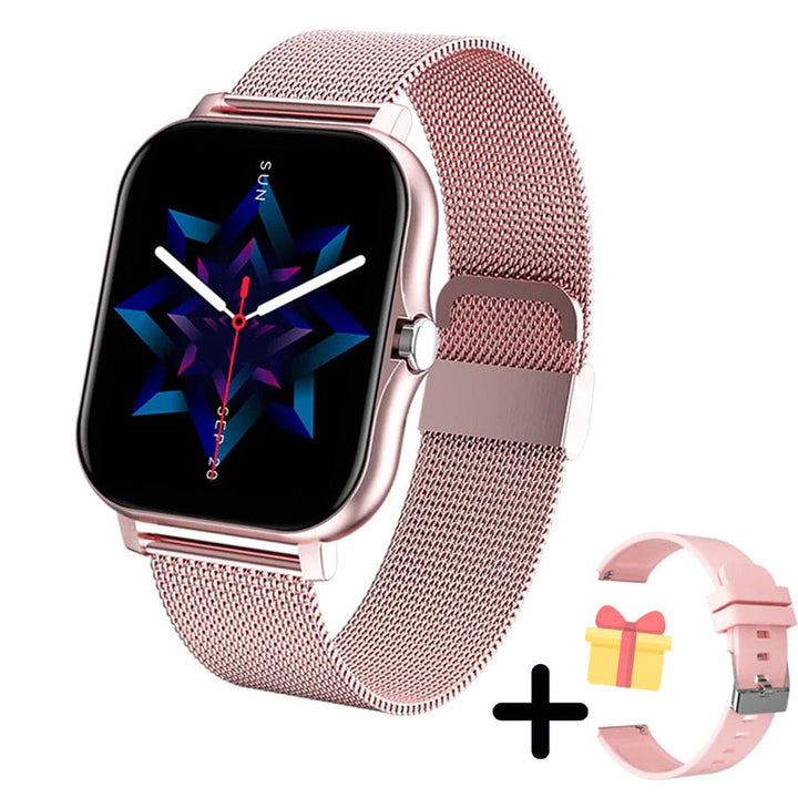 PulseTech Smartwatch 2.0 – Gezondheid, Sport &amp; Meldingen in Stijl