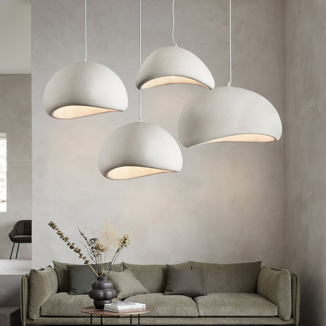 Lumora – Lámpara colgante vidrio y metal regulable – salón/comedor