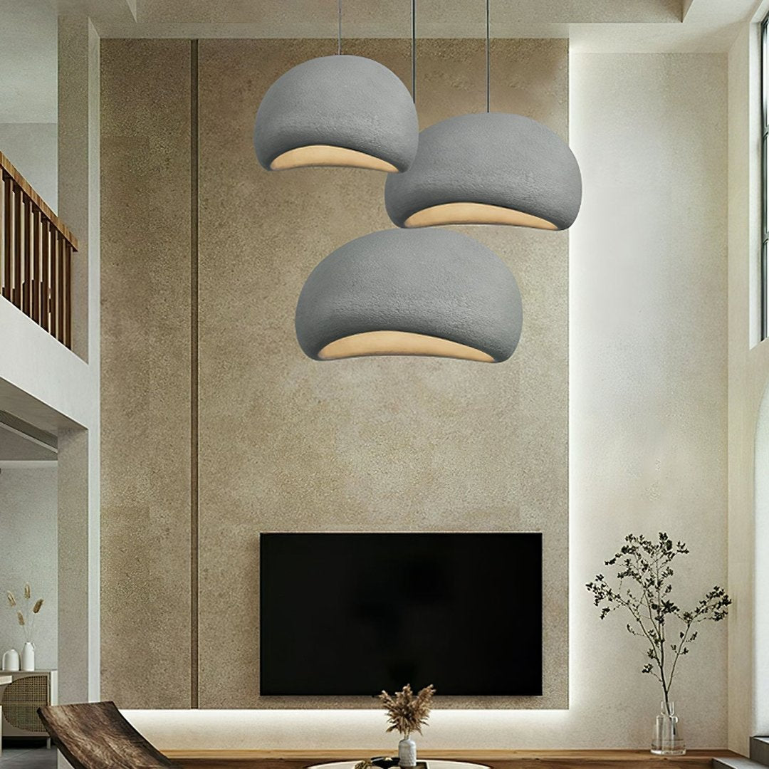 Lumora – Lámpara colgante vidrio y metal regulable – salón/comedor