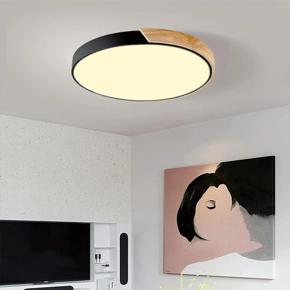 Coloria Plafondlamp – Llum LED Rodona amb Acabat Colorit i Disseny Modern