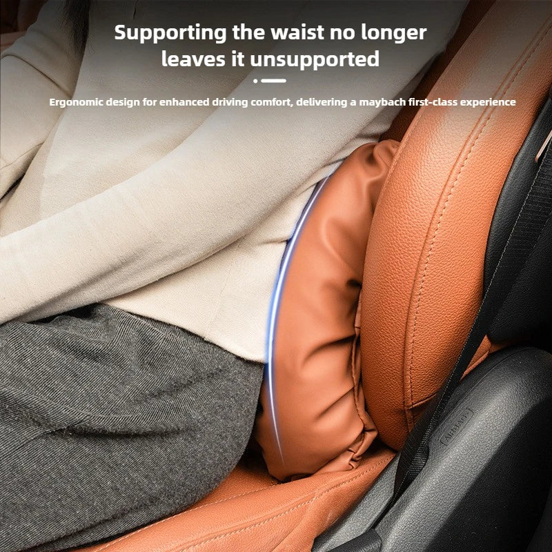 Comfortabele Hoofdsteun en Lendensteun Kussen voor Auto van Nappaleer, Unisex Design 2