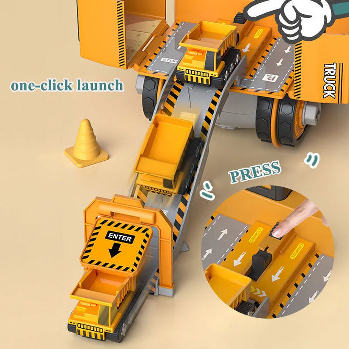 Buildix Set da Gioco – Veicoli da Costruzione Educativi con 120+ Pezzi