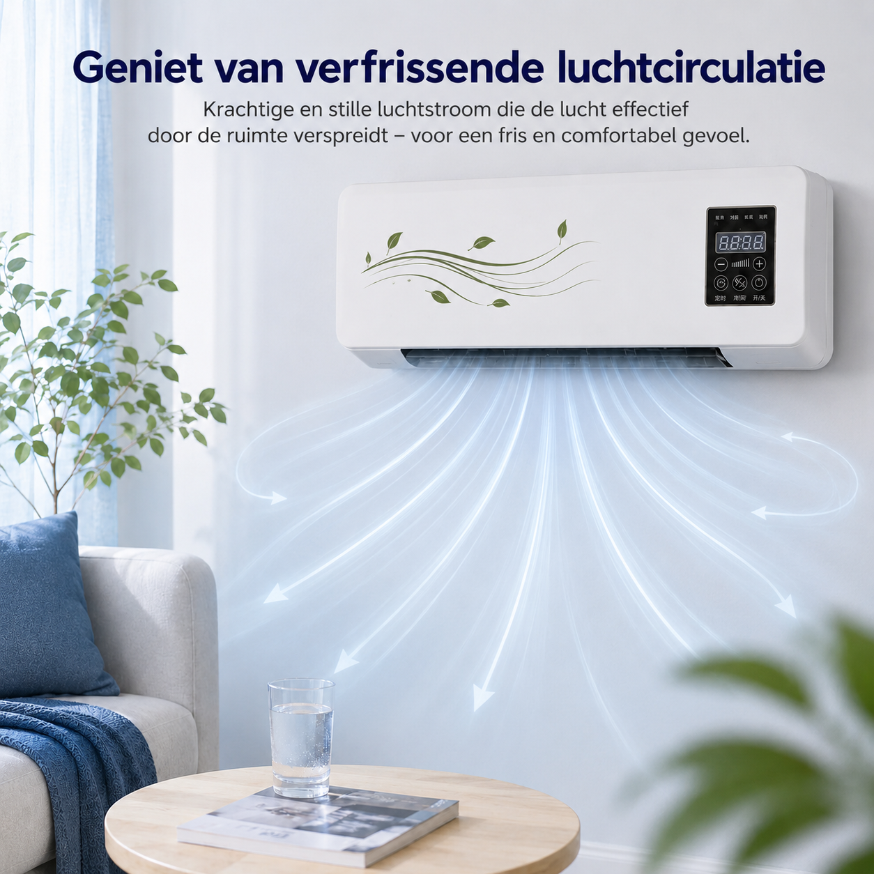 CoolBreeze Mini Air Circulator | Efficiënte luchtcirculatie voor ultiem comfort 1