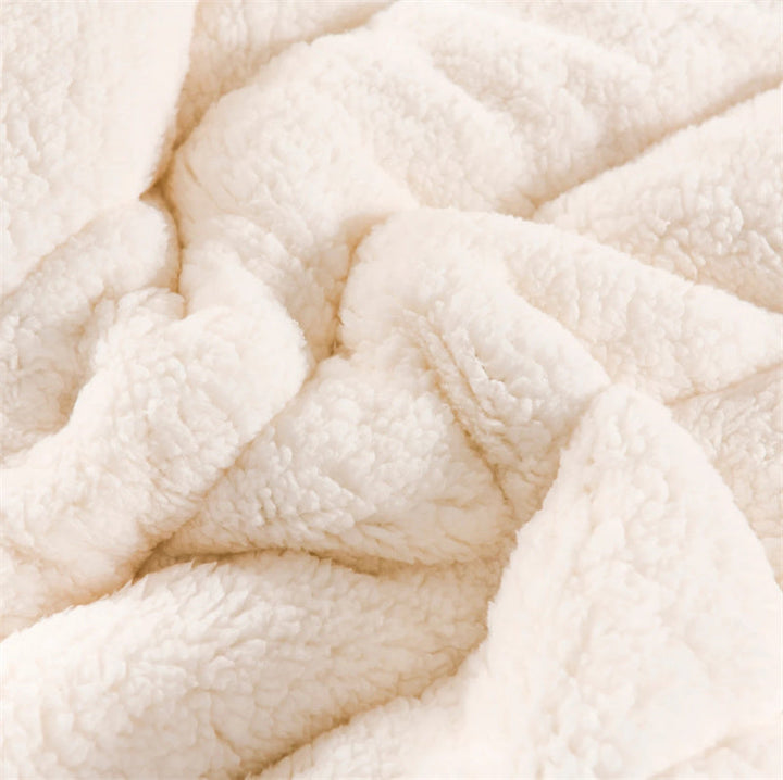 Cozivelle – Manta de lã de carneiro luxuosa, quente e macia para os dias de inverno