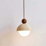 Walnut wood & beige