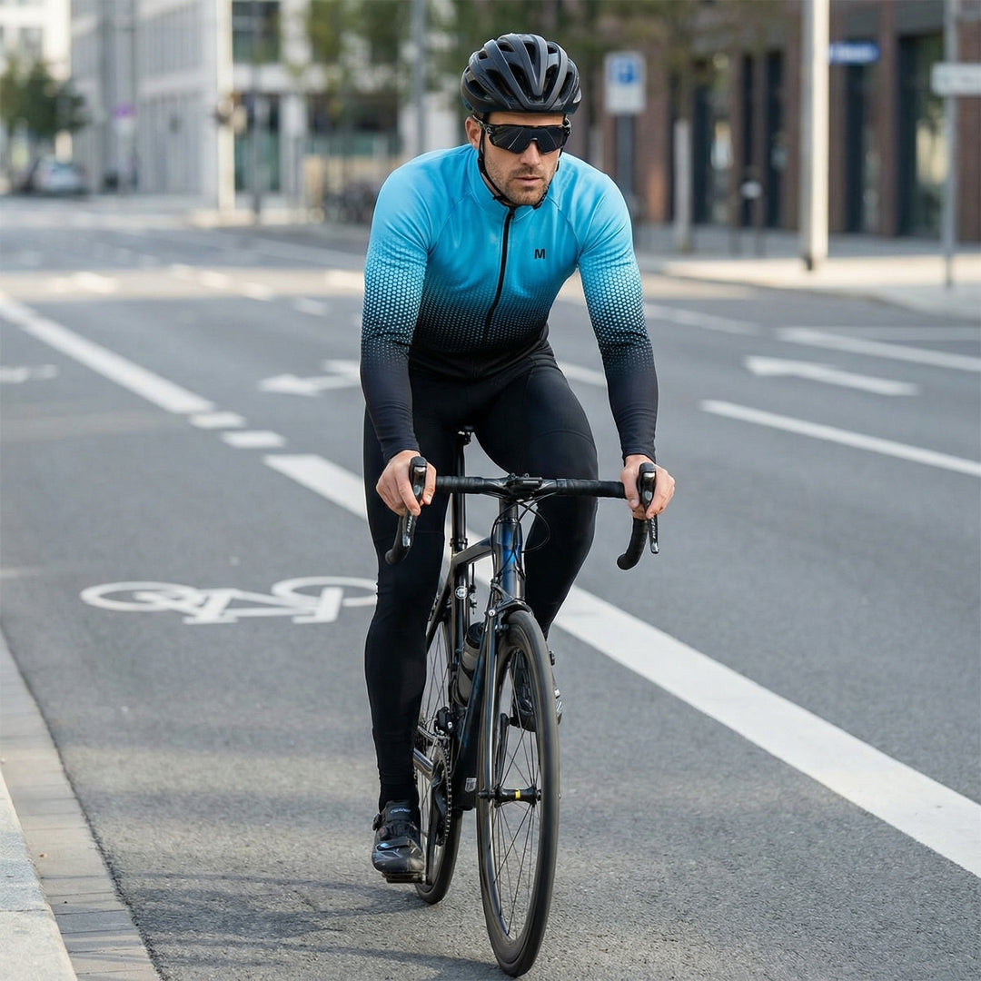 Chaqueta de bicicleta para hombre con forro térmico | Calor y comodidad para el invierno