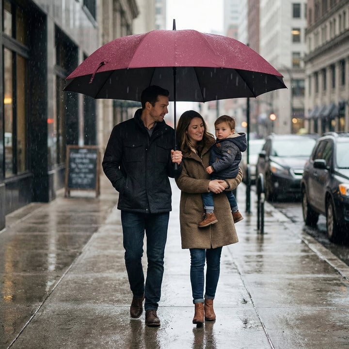 Parapluie XXL – Parapluie pliant très grand pour plusieurs personnes