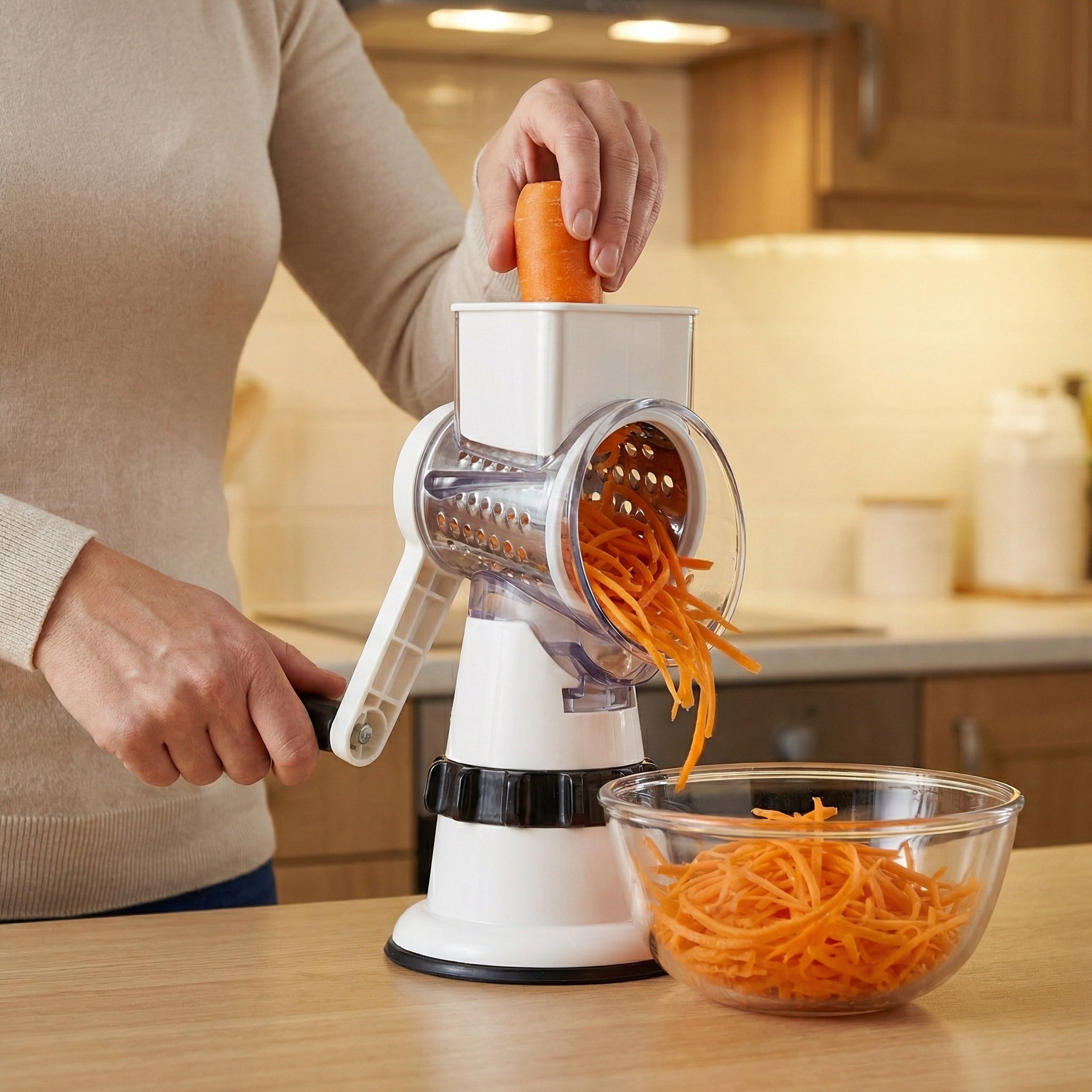 Affettatrice per verdure – Utensile da cucina multifunzione con accessori intercambiabili