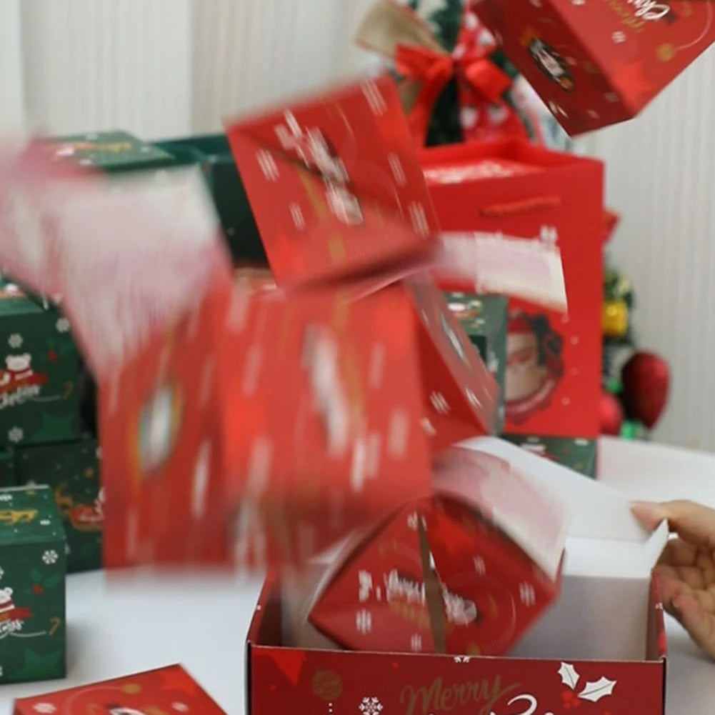 Creatieve DIY kerstverrassingsdoos set met pop-up functie 3