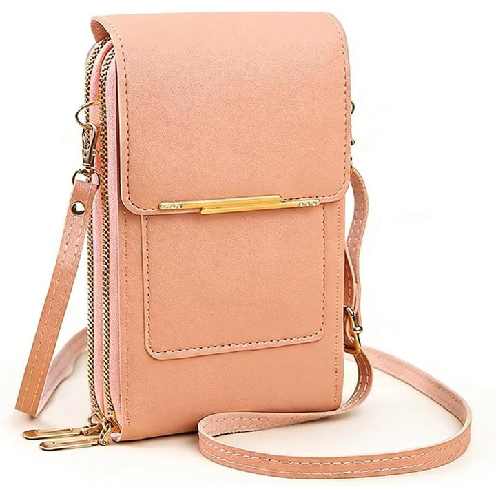 Crossbody Telefoontas met RFID-beveiliging | Waterdichte touchscreen-portemonnee | Verstelbare schoudertas voor smartphones tot 6,7 inch | Sansoti 10