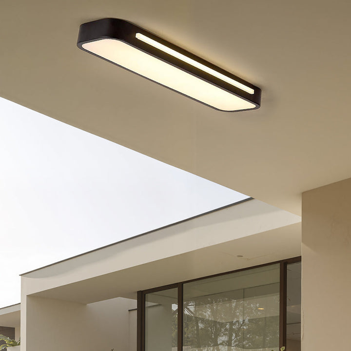 Nordelio Plafondlamp – Design Minimalista Escandinavo com Perfil LED Delgado &amp; Alto Rendimento Luminoso