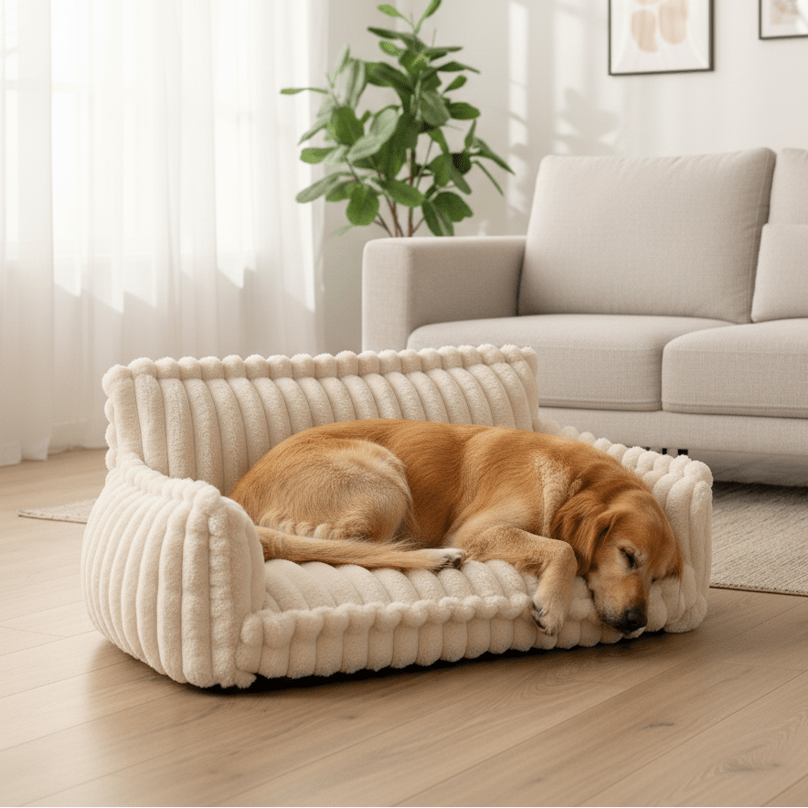 DOGVIA – Zachte en wasbare orthopedische hondenbank voor huisdieren 0