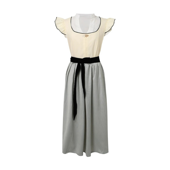 AlpenGlanz – Dirndl de algodón para mujer, festivo y tradicional