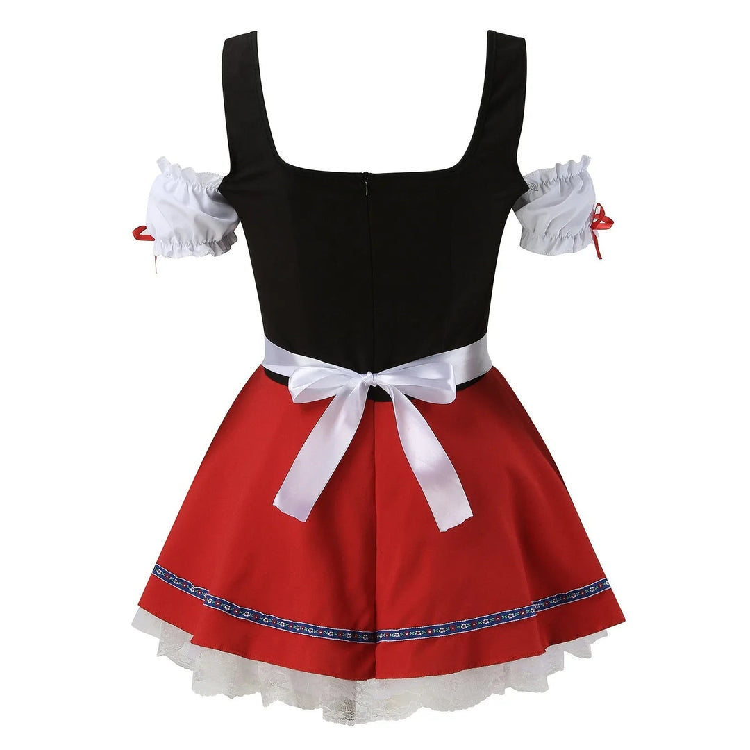 Rosalia – Dirndl pour femmes en coton avec détails décoratifs – Été &amp; Oktoberfest