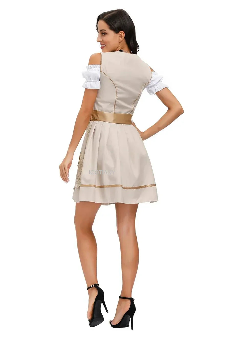 TrachtenHerz – Dirndl de cotó per a dona, ajustat i tradicional