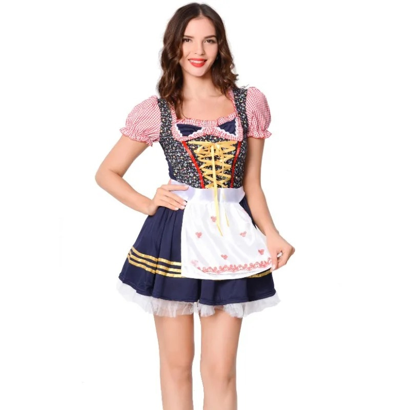 Herzstich – Mini-Dirndl de dona de cotó, còmode i preparat per a Wiesn