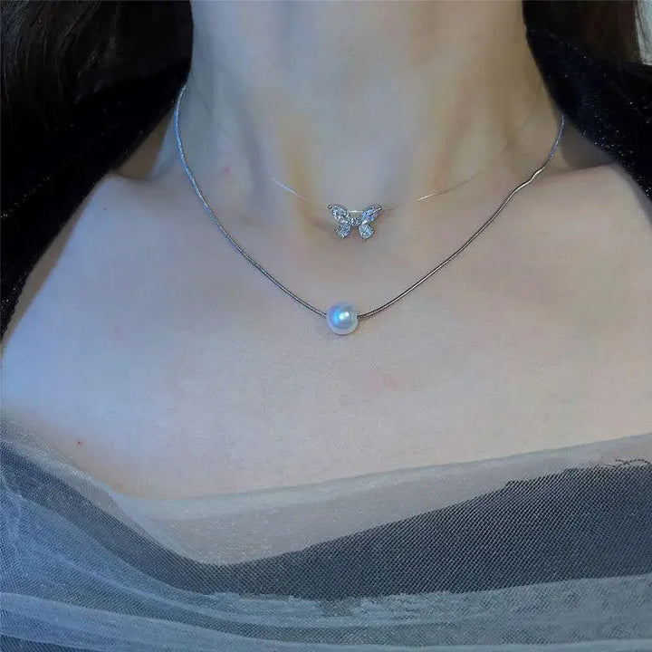 Aureline Parel Choker – Verstelbare Goudkleurige Ketting met Glanzende Parelaccenten voor Tijdloze Elegant