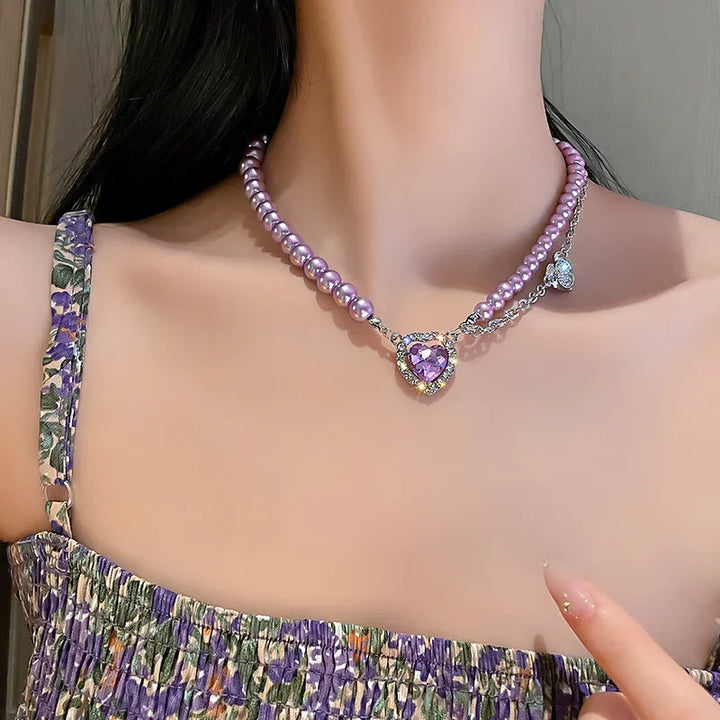 Aureline Parel Choker – Verstelbare Goudkleurige Ketting met Glanzende Parelaccenten voor Tijdloze Elegant