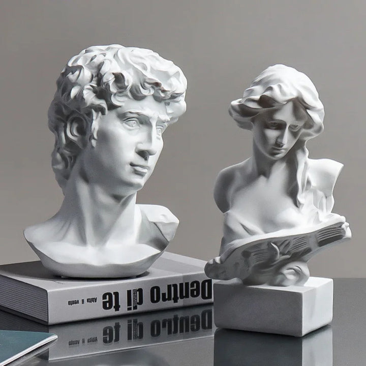 David Hoofd Beeldje van Hars, Griekse Mythologie Venus Sculptuur voor Decoratie 1