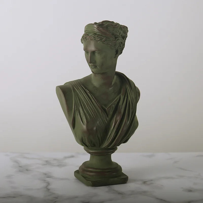 David Hoofd Beeldje van Hars, Griekse Mythologie Venus Sculptuur voor Decoratie 3