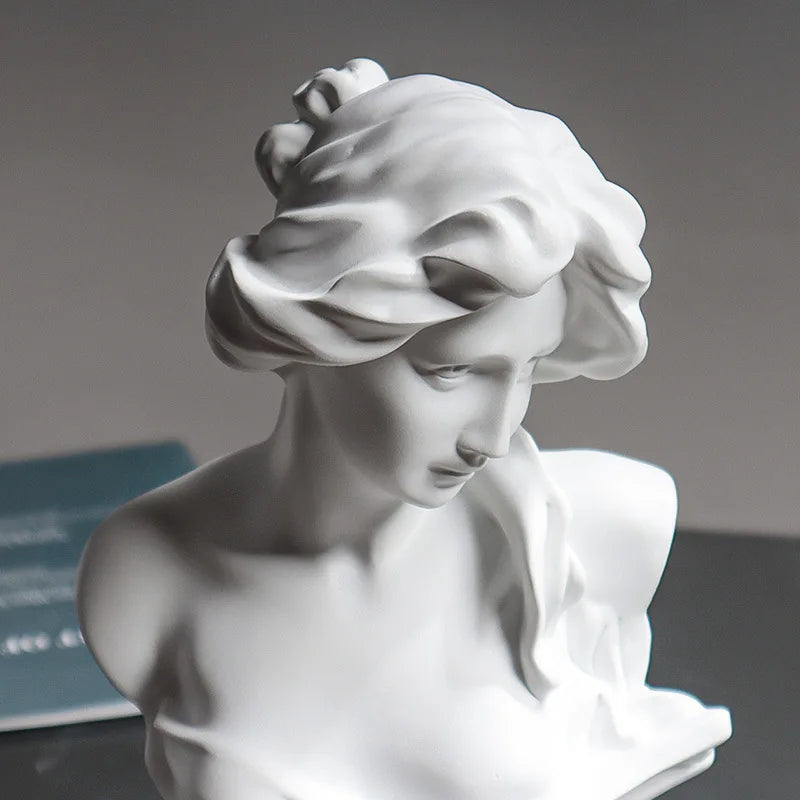 David Hoofd Beeldje van Hars, Griekse Mythologie Venus Sculptuur voor Decoratie 5